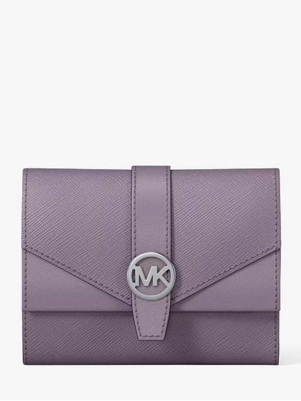 Michael Kors Greenwich Medium Leather Trifold Wallet - Picture 4 of 7